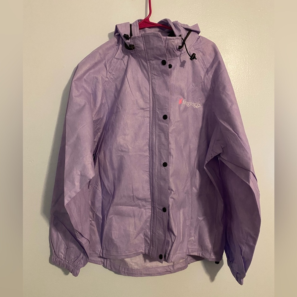 Frogg Toggs jacket Womens XL purple